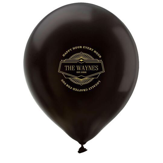Happy Hour Every Hour Latex Balloons